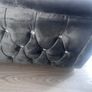 Bed frame velvet n diamonds king size no mattress plush grey Image 3