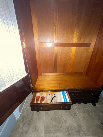 Edwardian mahogany armoire
