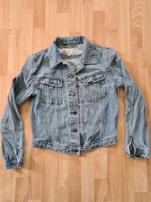 Ladies Lee jeans jacket size M medium light color