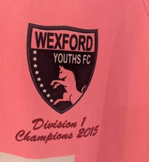 Wexford Youths 2016 Home Pink Jersey Shirt O'Neills League of Ireland