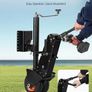 Trailer Dolly, 500lbs Tongue Weight Capacity, 13 inch-23.2 inch Height Adjustable Trailer Mover Dolly, 9-inch Pneumatic Rubber Tire, Manual or Electric Wrench Drive, for Moving RV Trailer Image 6