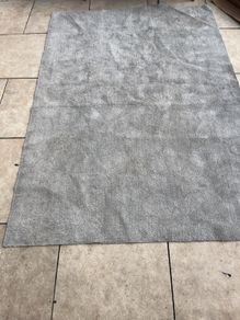 Large gray rug