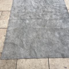 Large gray rug