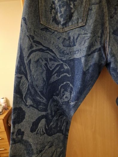 Moschino Couture Milano Pattern Jeans (W34.L31)