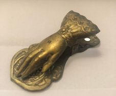 Vintage Brass Hand Paper Clip