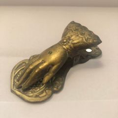 Vintage Brass Hand Paper Clip