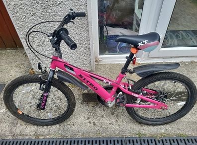 Pink Nitro XT 20" children's bike in very good condition