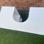 White Vanity unit for Bathroom Basin Image 2