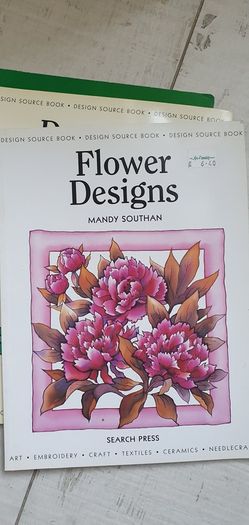 Drawing Books - Birds and Fantasy Figures  with 2 design source books  Decorative Initials & Flowers