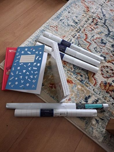 Notebooks A5 and book cover film bundle