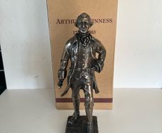 Arthur Guinness boxed bronze statue, by artist Jarleth Daly