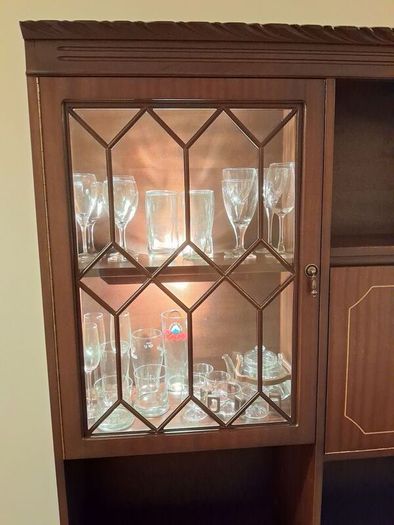 Mahogany Display Cabinet
