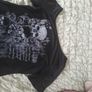 goth slouch shoulder top Image 2