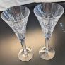 Waterford Crystal Millennium Health Champagne Flutes Pair Vintage Irish Crystal Image 9