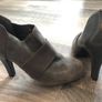 Grey Suede Boots Size 7 New Image 2