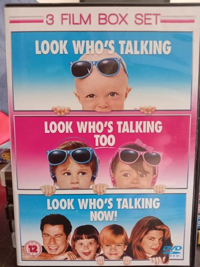 Look Who's Talking Trilogy 1-3 Dvd Collection John Travolta Comedy