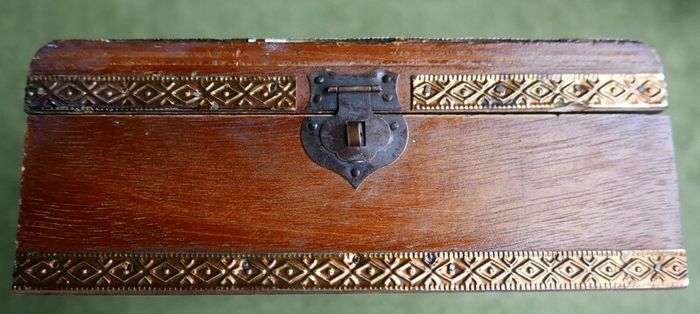 Vintage  Wooden Trinket, Jewellery box, Cigarette box
