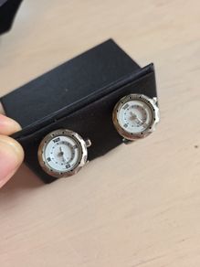 Jan Leslie steel watch cufflinks. huge price drop.  Reduced to sell