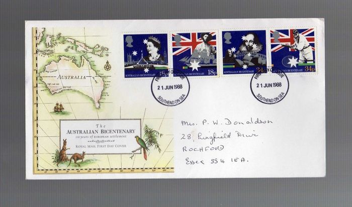 The Australian Bicentenary (1988) - First Day Cover