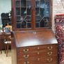 Georgian Mahogany Bureau Bookcase Image 2