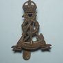 REGIMENTAL CAP BADGES (brass & bi-metal) - 8 different types (see below), militaria lot B. Image 7