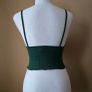Green cropped cami Image 2