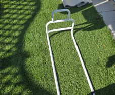 Bed disability support frame
