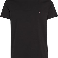 Tommy Hilfiger Men's T-Shirt Short Sleeve Core Stretch Slim Fit MW0MW27539, Black XL