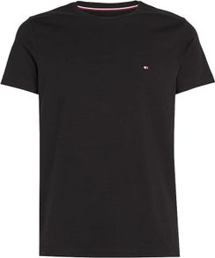 Tommy Hilfiger Men's T-Shirt Short Sleeve Core Stretch Slim Fit MW0MW27539, Black XL