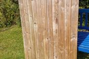 wooden fencing panel