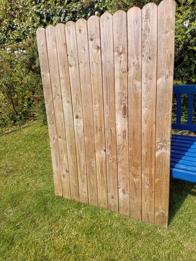 wooden fencing panel