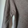 Two light v-neck jumpers from Camaieu grey & brown marl slim fit size. S/M Image 8