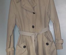 Marks & Spencer Women's Tan and Cream RainCoat