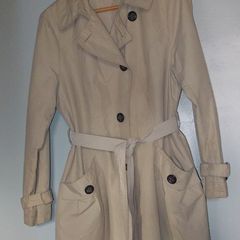 Marks & Spencer Women's Tan and Cream RainCoat