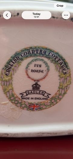 Sadler English Country Cottage - Ivy House Teapot
