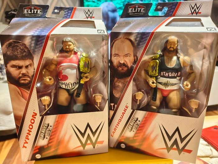 Wwe elite Earthquake and Typhoon 'The Natural Disasters' greatest hits series