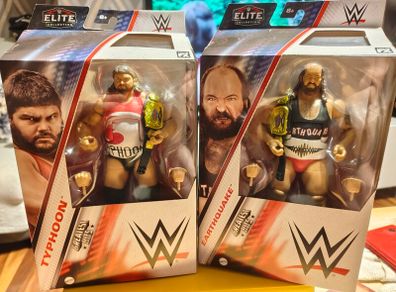 Wwe elite Earthquake and Typhoon 'The Natural Disasters' greatest hits series