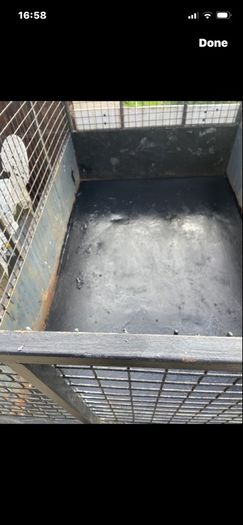 Solid steel 6x4 trailer in perfect condition