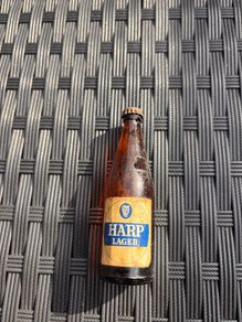 Vintage miniature bottle Harp