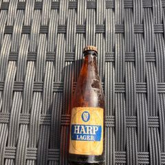 Vintage miniature bottle Harp