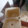 RESERVED Antique Art Deco French 5 piece kitchen storage jar set Image 10