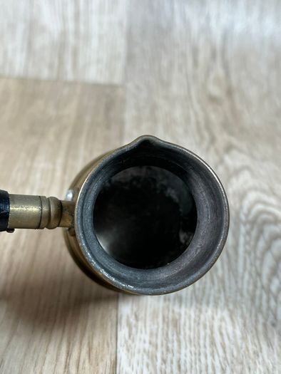 Vintage Syrian Brass Cezve/Ibrik - Marked "Sami," Turkish Coffee Pot