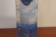Fabulous Very Rare Vintage Finnish Glass Candleholder by Iittala Glass, from the Arkipelago Series Designed by Timo Sarpaneva, Design Year 1978