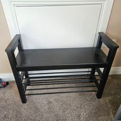 bench with shoe storage