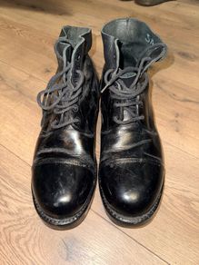 British Army Issue Black Leather boots
