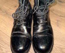 British Army Issue Black Leather boots