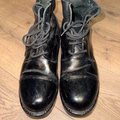 British Army Issue Black Leather boots