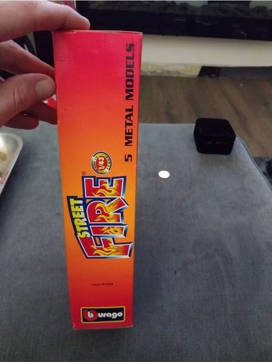 vintage Burago Fire Street Pack Set