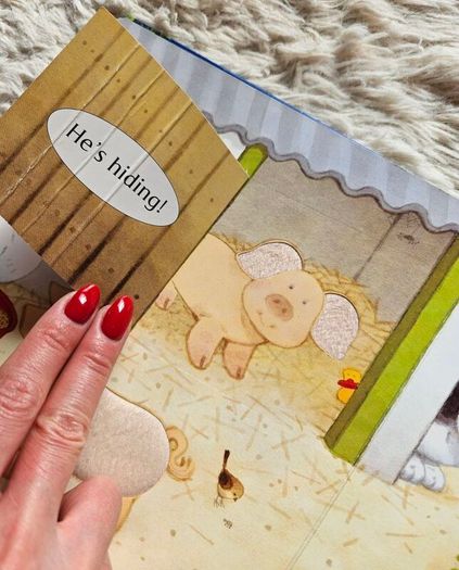 Usborne Touchy-Feely Farmyard Tales - Animal Hide-and-Seek