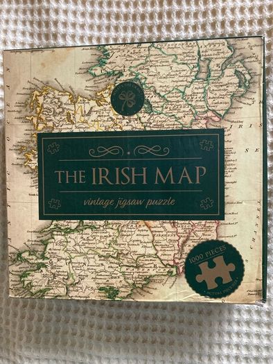 The Irish Map Vintage Jigsaw Puzzle 1000p